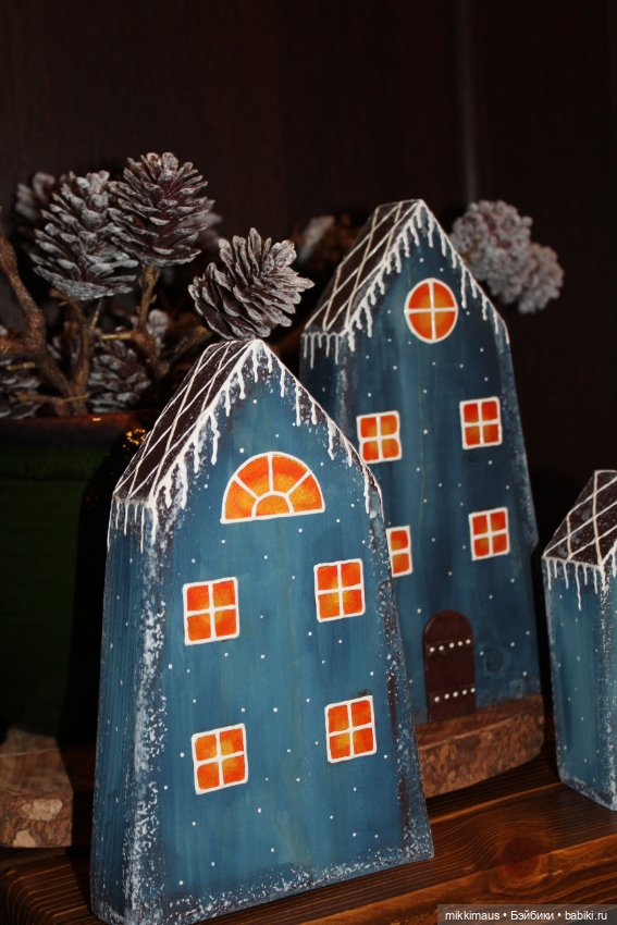 Новогодние домики Глазуновой Анны. Праздник приближается