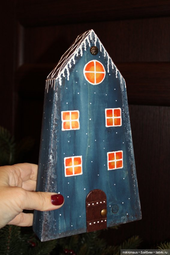 Новогодние домики Глазуновой Анны. Праздник приближается