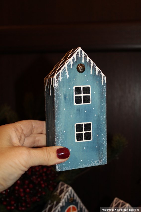 Новогодние домики Глазуновой Анны. Праздник приближается