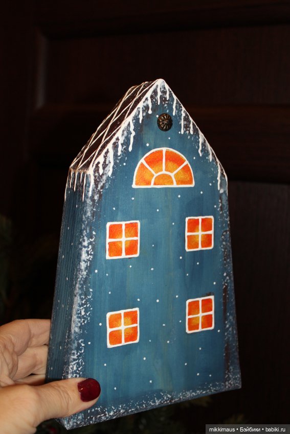Новогодние домики Глазуновой Анны. Праздник приближается