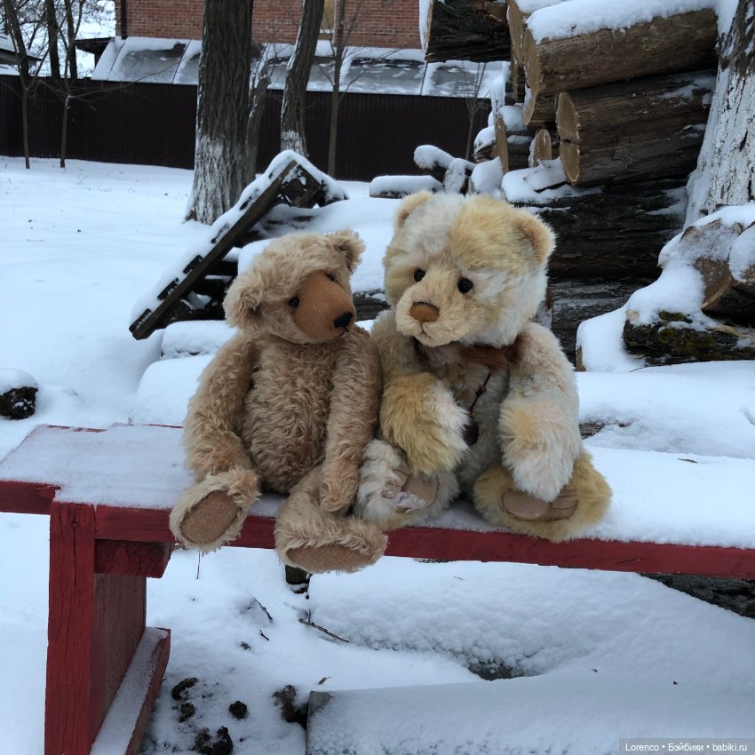 Снегопад — Авторские мишки Тедди и друзья: фото