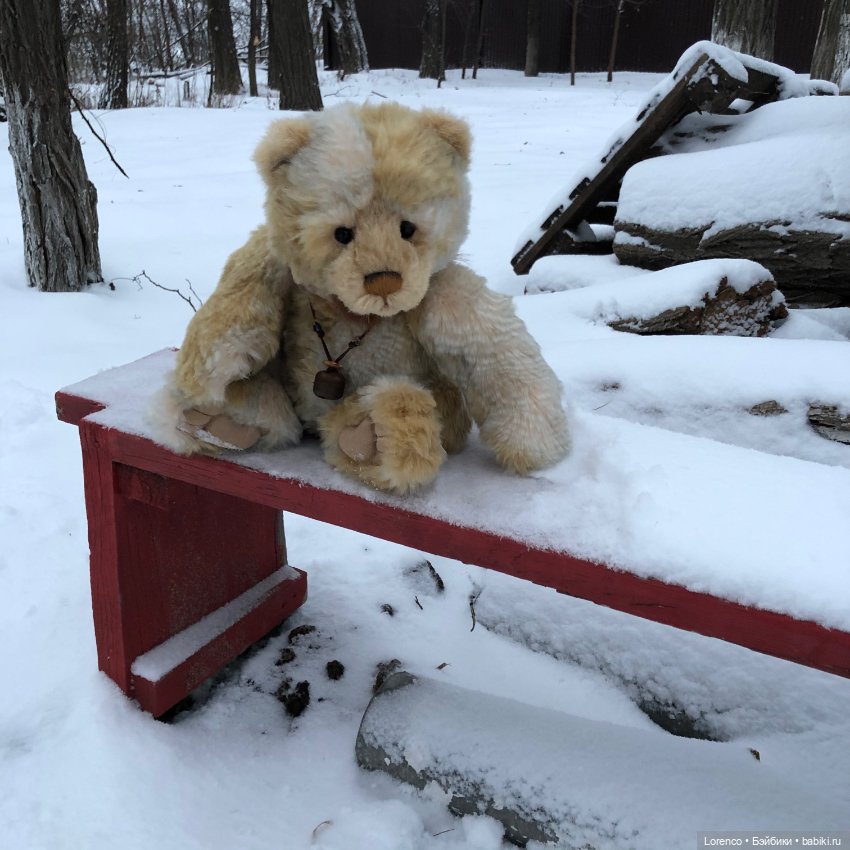 Снегопад — Авторские мишки Тедди и друзья: фото (фото 5)