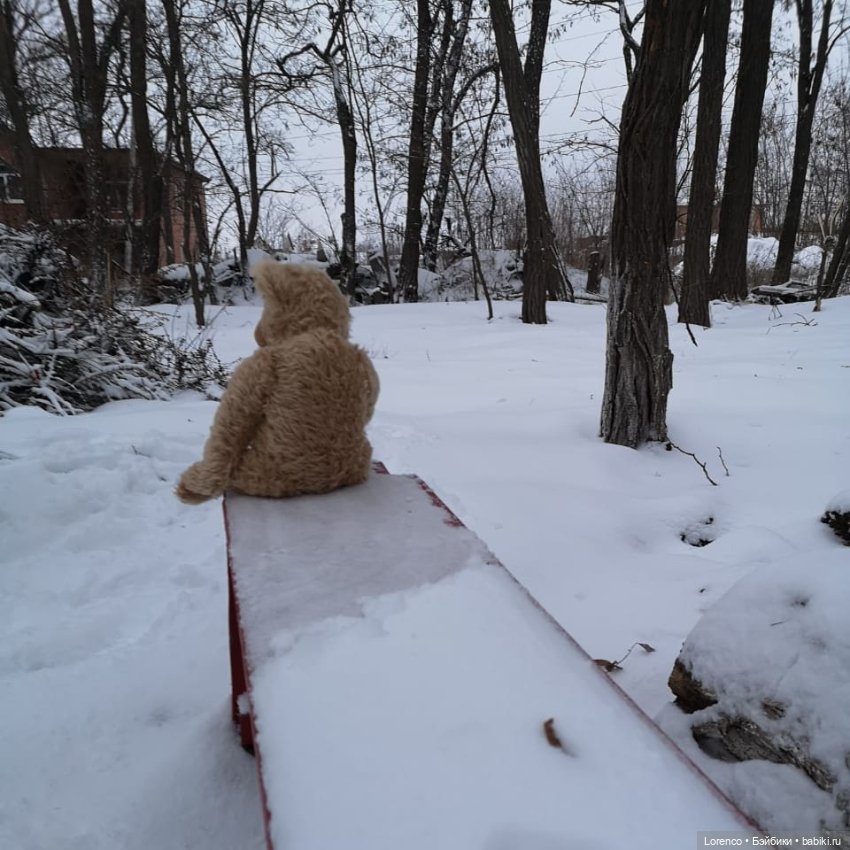 Снегопад — Авторские мишки Тедди и друзья: фото (фото 3)