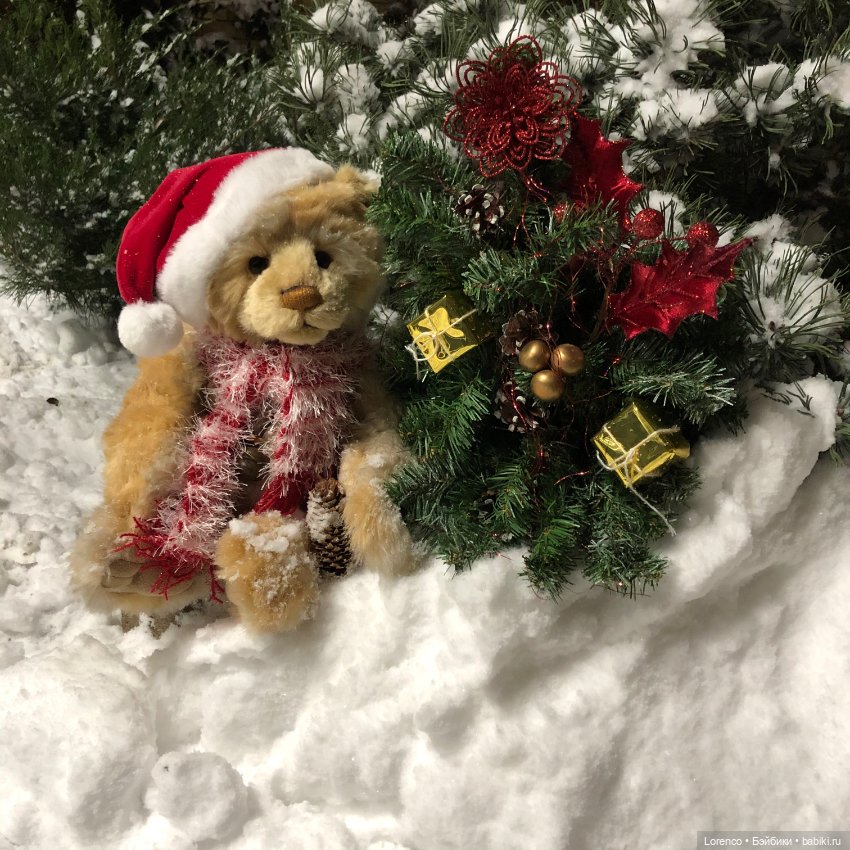 Снегопад — Авторские мишки Тедди и друзья: фото