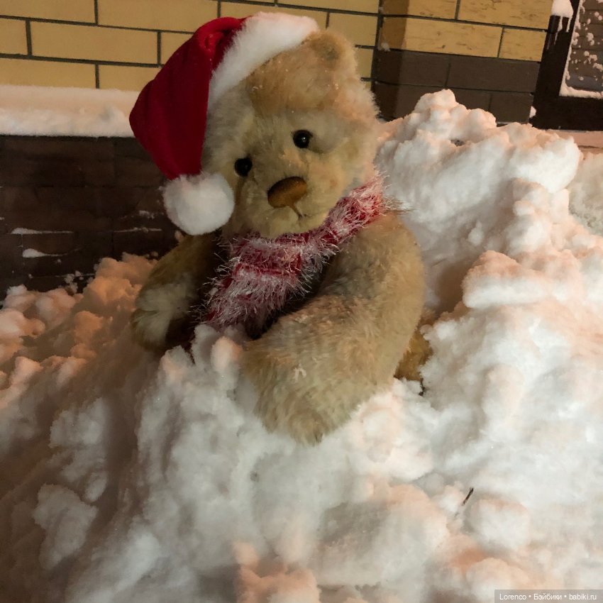 Снегопад — Авторские мишки Тедди и друзья: фото