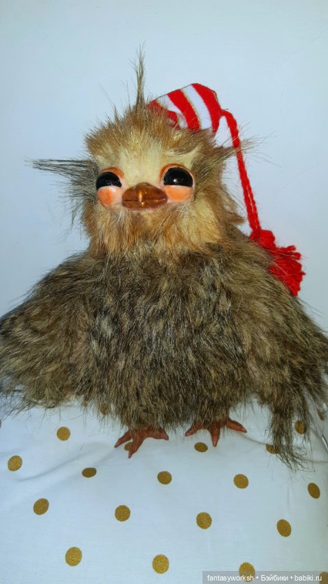 Совенок. Утро выходного дня. Авторская игрушка Натальи Игнатьевой (фото 8)