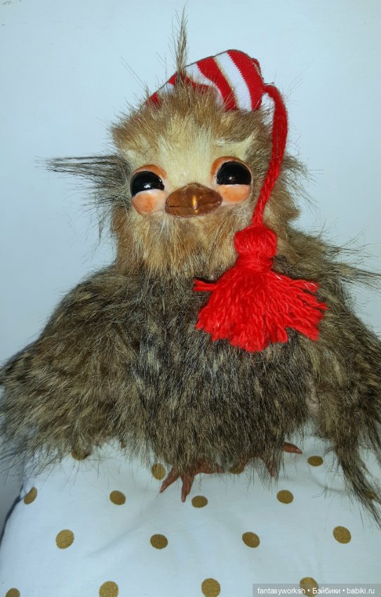 Совенок. Утро выходного дня. Авторская игрушка Натальи Игнатьевой (фото 7)