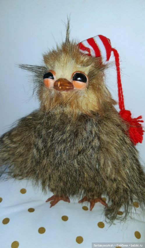 Совенок. Утро выходного дня. Авторская игрушка Натальи Игнатьевой (фото 6)