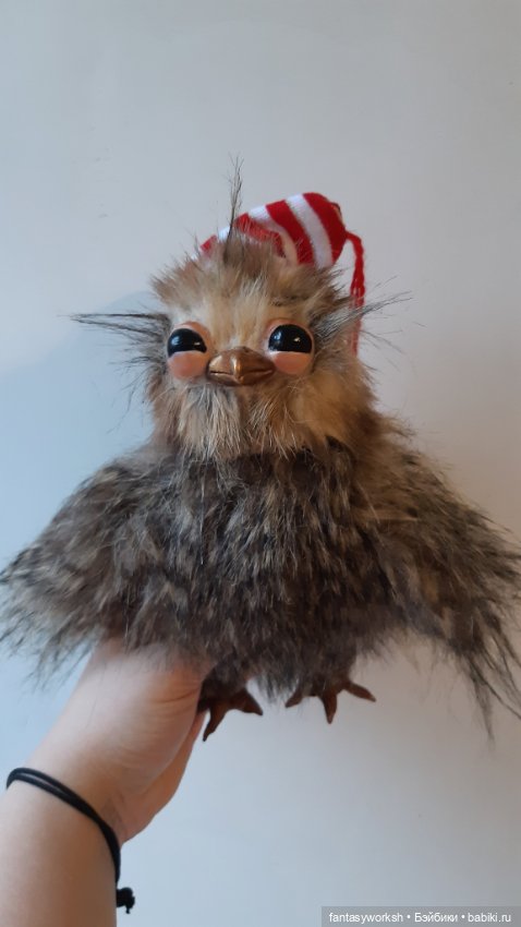 Совенок. Утро выходного дня. Авторская игрушка Натальи Игнатьевой (фото 4)
