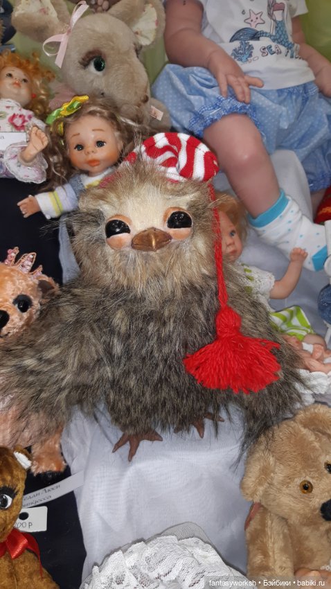 Совенок. Утро выходного дня. Авторская игрушка Натальи Игнатьевой (фото 5)