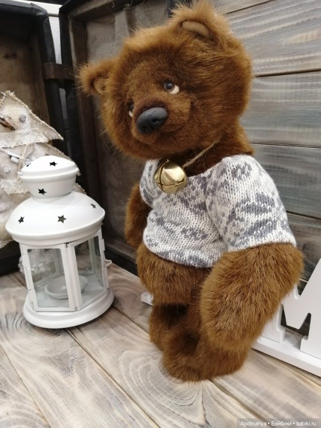 Brownie шоколадный мишка — Авторские мишки Тедди и друзья: фото (фото 5)