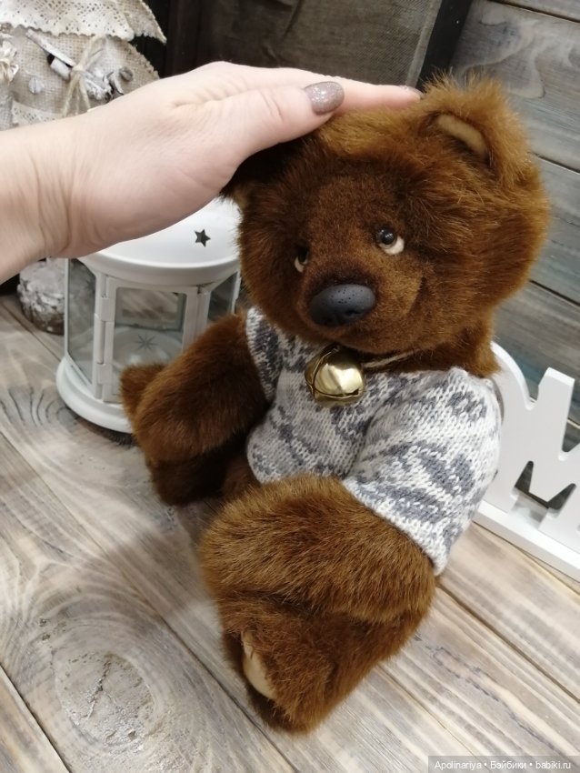 Brownie шоколадный мишка — Авторские мишки Тедди и друзья: фото