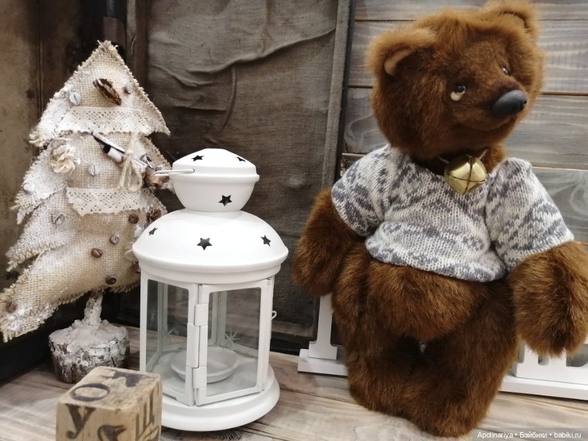 Brownie шоколадный мишка — Авторские мишки Тедди и друзья: фото (фото 3)