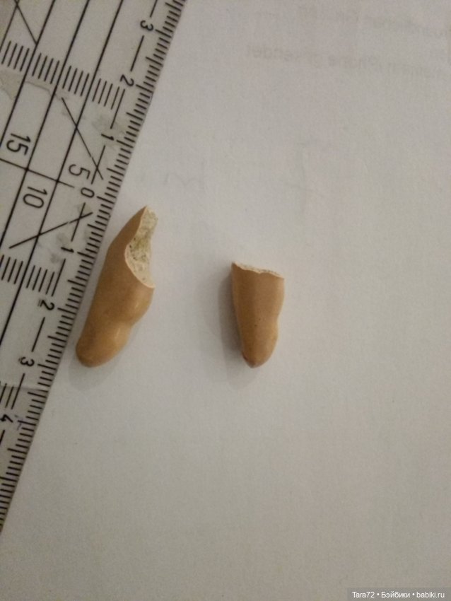 Ремонт пальцев антикварной кукле. Вопрос (фото 2)