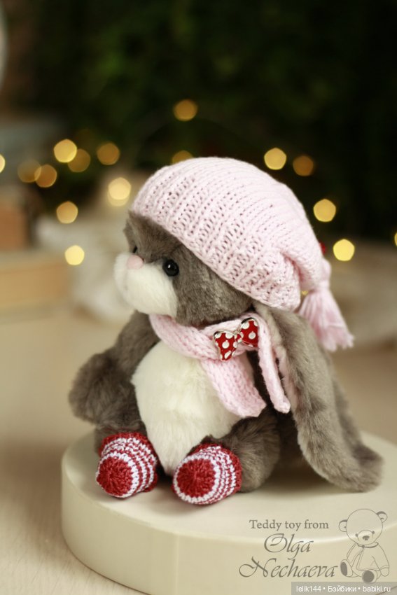 Зайка тедди Мэри — Авторские мишки Тедди и друзья: фото (фото 2)