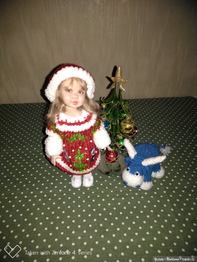 Санечка, елка и Гаврюша — Домашние фото авторских кукол: личные коллекции (фото 3)