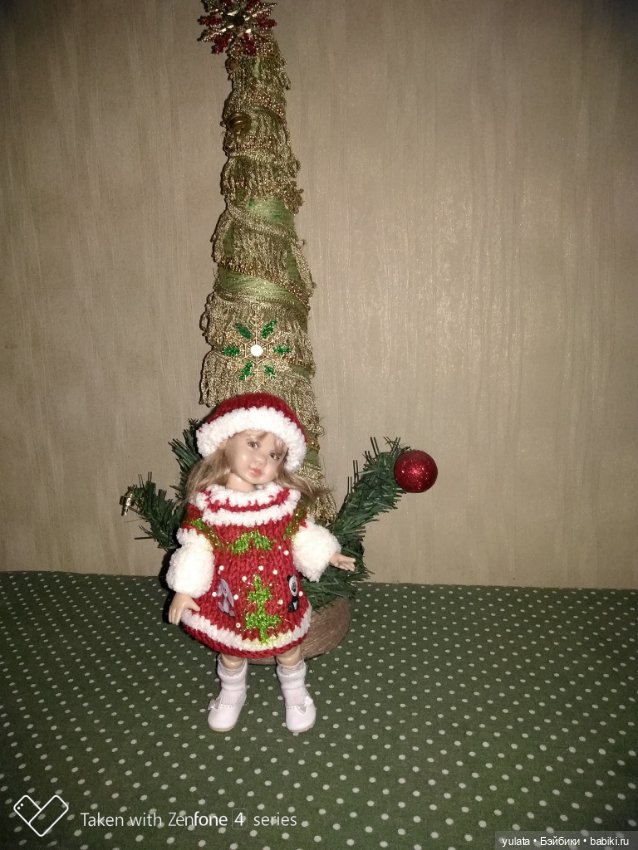 Санечка, елка и Гаврюша — Домашние фото авторских кукол: личные коллекции (фото 7)