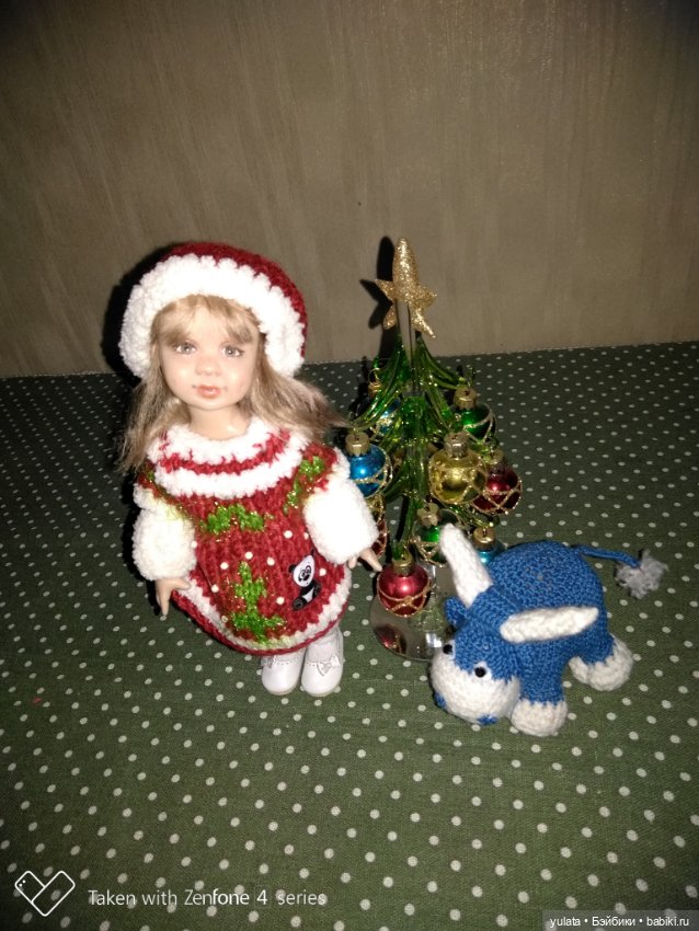 Санечка, елка и Гаврюша — Домашние фото авторских кукол: личные коллекции (фото 2)