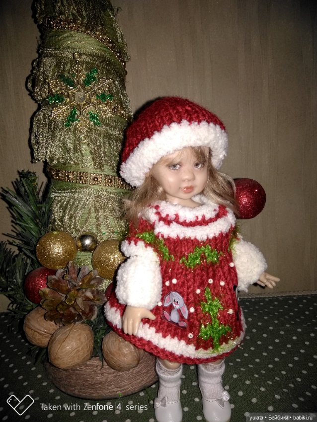 Санечка, елка и Гаврюша — Домашние фото авторских кукол: личные коллекции (фото 8)