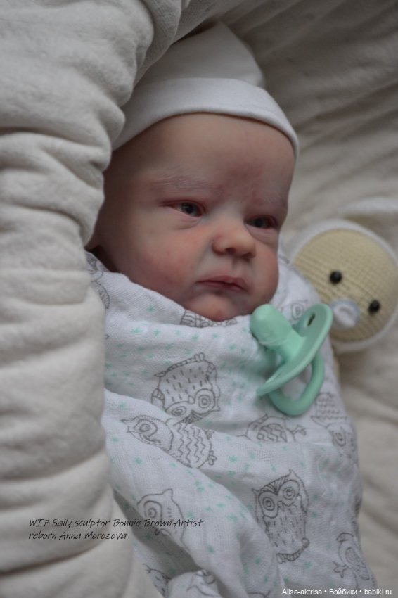 Процесс возрождения Салли скульптора Бонни Браун Кукла -реборн Анны Морозовой (фото 9)