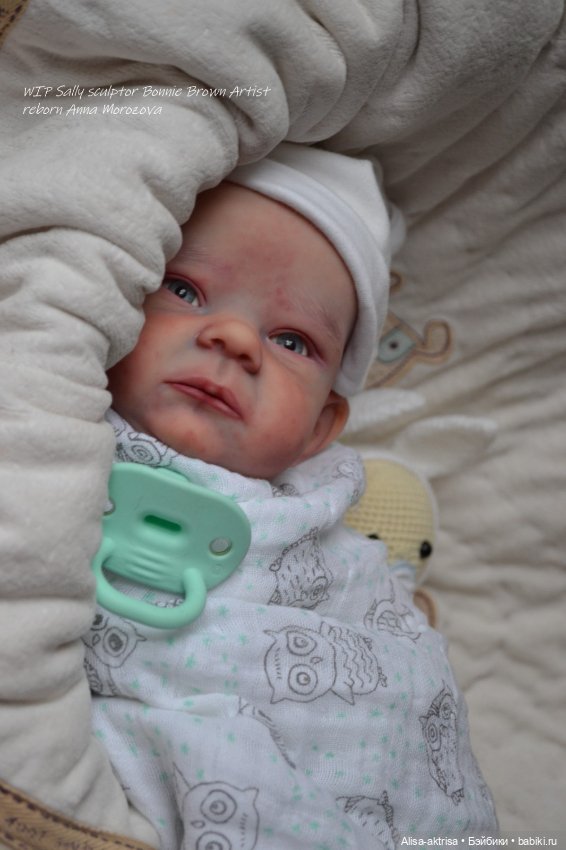 Процесс возрождения Салли скульптора Бонни Браун Кукла -реборн Анны Морозовой