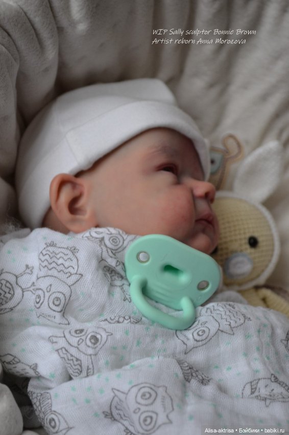 Процесс возрождения Салли скульптора Бонни Браун Кукла -реборн Анны Морозовой