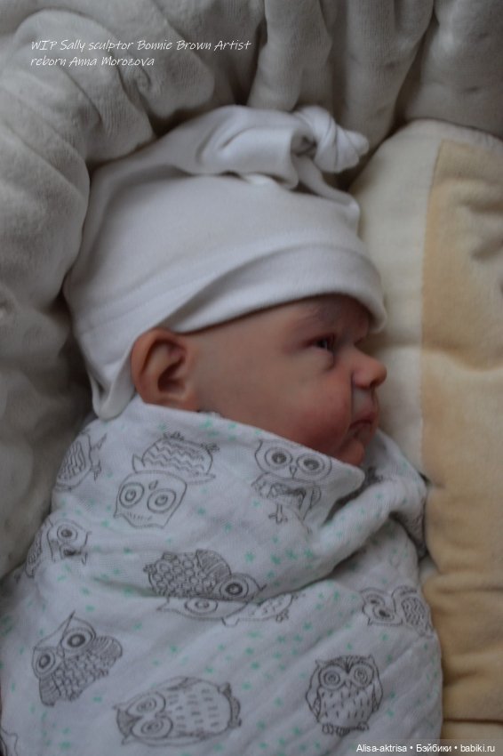 Процесс возрождения Салли скульптора Бонни Браун Кукла -реборн Анны Морозовой