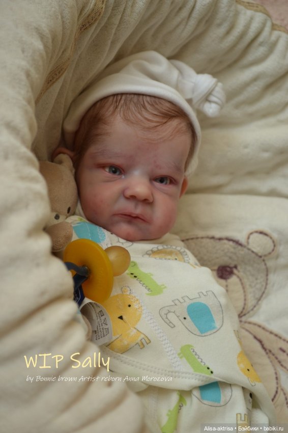 Процесс возрождения Салли скульптора Бонни Браун Кукла -реборн Анны Морозовой