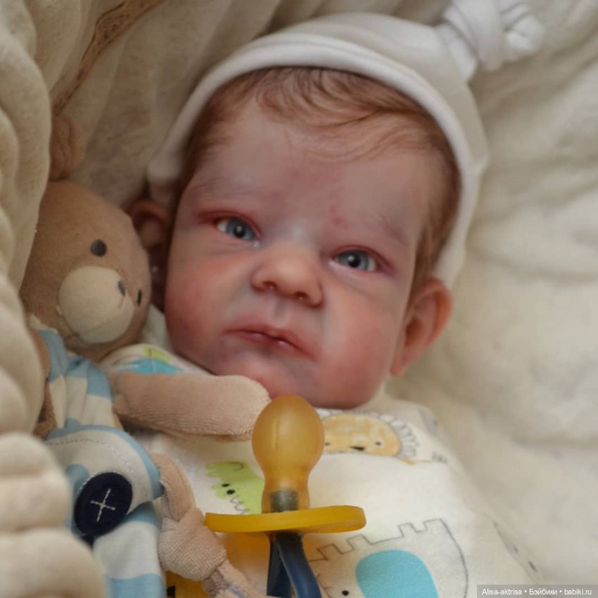 Процесс возрождения Салли скульптора Бонни Браун Кукла -реборн Анны Морозовой