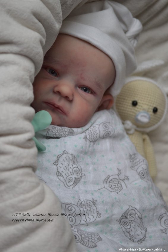Процесс возрождения Салли скульптора Бонни Браун Кукла -реборн Анны Морозовой (фото 3)