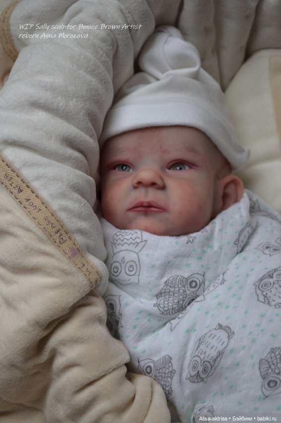 Процесс возрождения Салли скульптора Бонни Браун Кукла -реборн Анны Морозовой (фото 6)