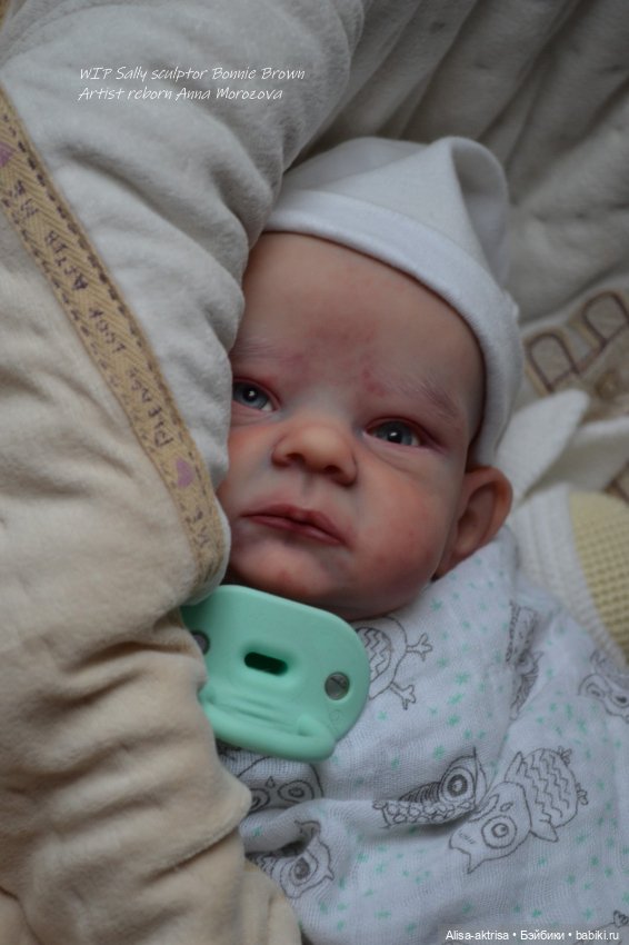 Процесс возрождения Салли скульптора Бонни Браун Кукла -реборн Анны Морозовой