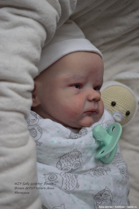 Процесс возрождения Салли скульптора Бонни Браун Кукла -реборн Анны Морозовой (фото 8)