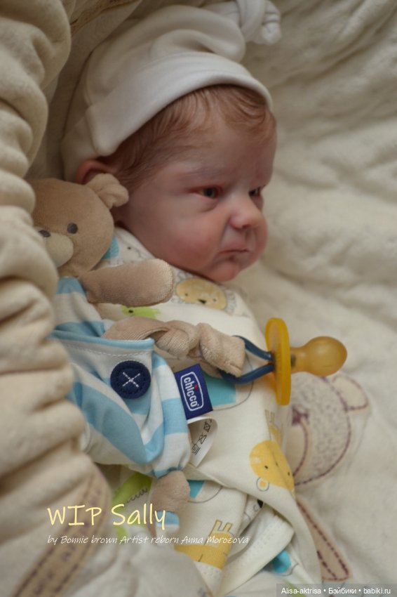 Процесс возрождения Салли скульптора Бонни Браун Кукла -реборн Анны Морозовой