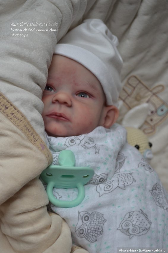 Процесс возрождения Салли скульптора Бонни Браун Кукла -реборн Анны Морозовой (фото 10)