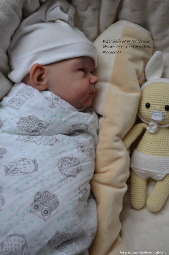 Процесс возрождения Салли скульптора Бонни Браун Кукла -реборн Анны Морозовой (фото 5)