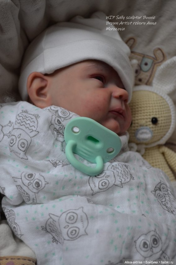 Процесс возрождения Салли скульптора Бонни Браун Кукла -реборн Анны Морозовой