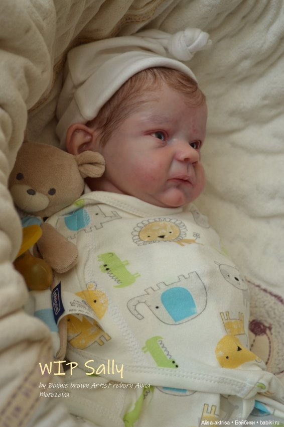 Процесс возрождения Салли скульптора Бонни Браун Кукла -реборн Анны Морозовой