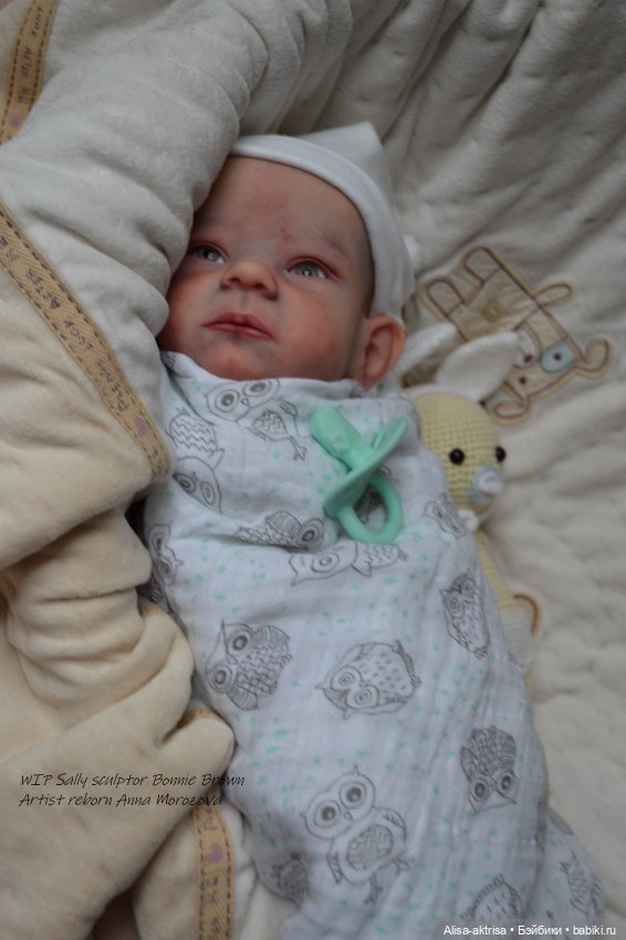 Процесс возрождения Салли скульптора Бонни Браун Кукла -реборн Анны Морозовой
