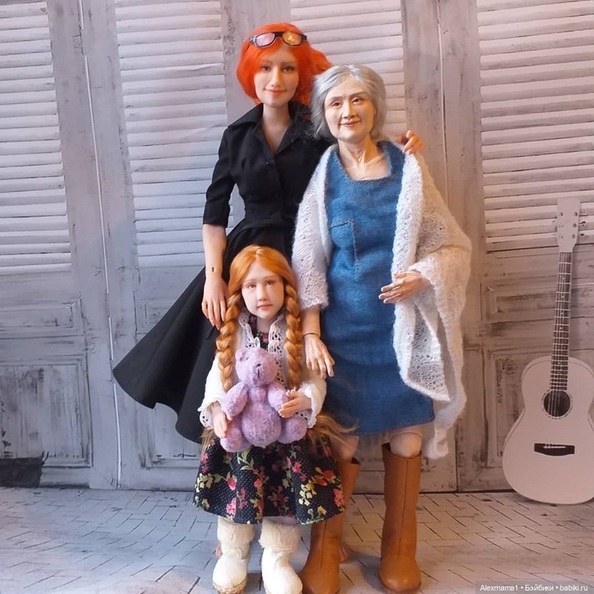Семья, 3 поколения формате 1/6 (фото 8)