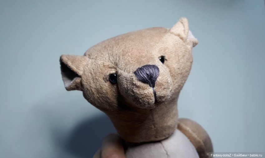 Мастер-класс мягкая игрушка заяц Zlata's fantasy dolls Часть 6,7 (фото 8)