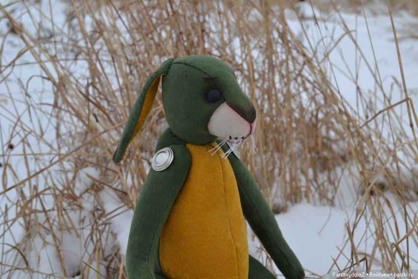 Мастер-класс мягкая игрушка заяц Zlata's fantasy dolls Часть 6,7 (фото 7)