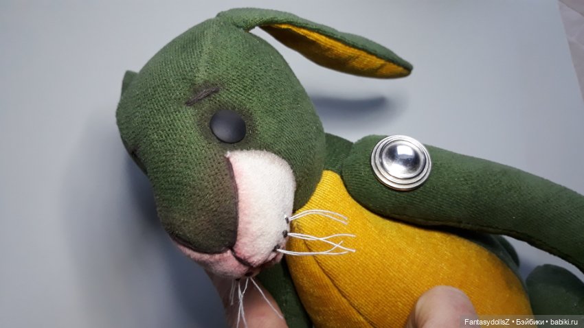 Мастер-класс мягкая игрушка заяц Zlata's fantasy dolls Часть 6,7 (фото 3)