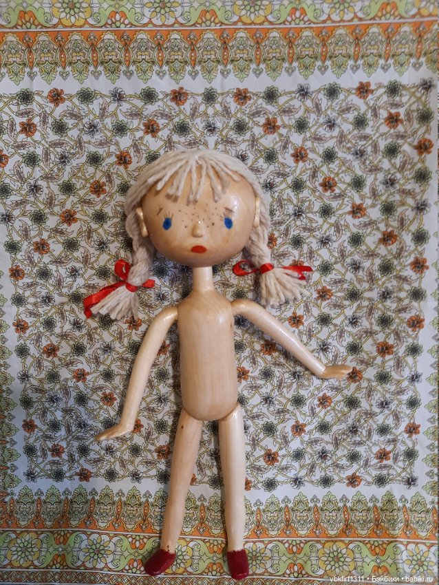 Моя новая работа - реплика винтажной куклы Синеглазки (фото 4)