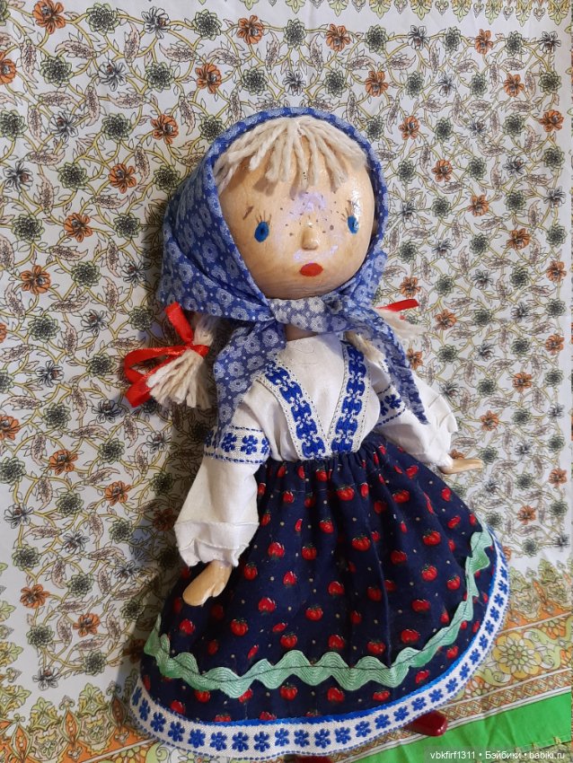 Моя новая работа - реплика винтажной куклы Синеглазки (фото 10)