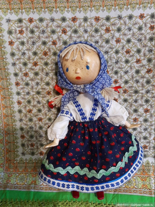 Моя новая работа - реплика винтажной куклы Синеглазки (фото 7)