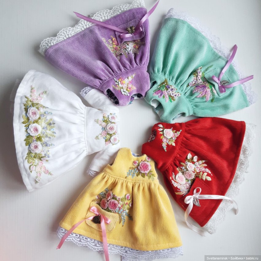 Платьюшки с вышивкой. Уход (фото 9)