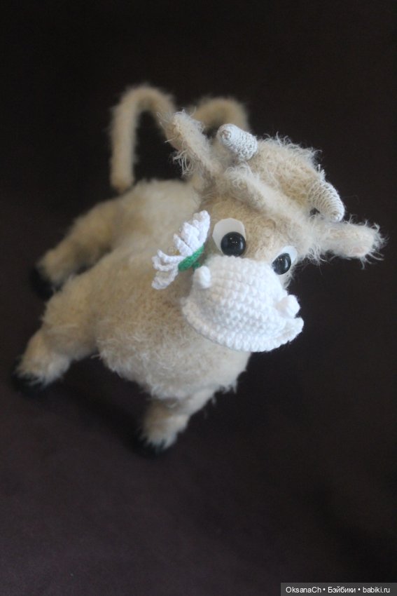 Бычок пушистый бочок — Вязаные игрушки и амигуруми: крючком (фото 4)