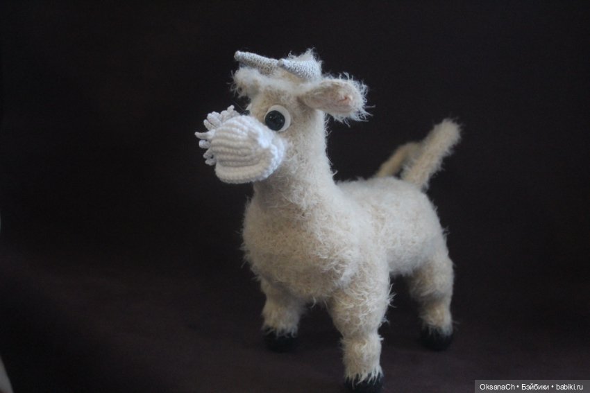 Бычок пушистый бочок — Вязаные игрушки и амигуруми: крючком (фото 7)