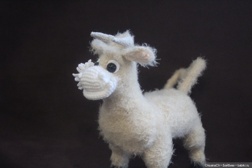 Бычок пушистый бочок — Вязаные игрушки и амигуруми: крючком (фото 6)